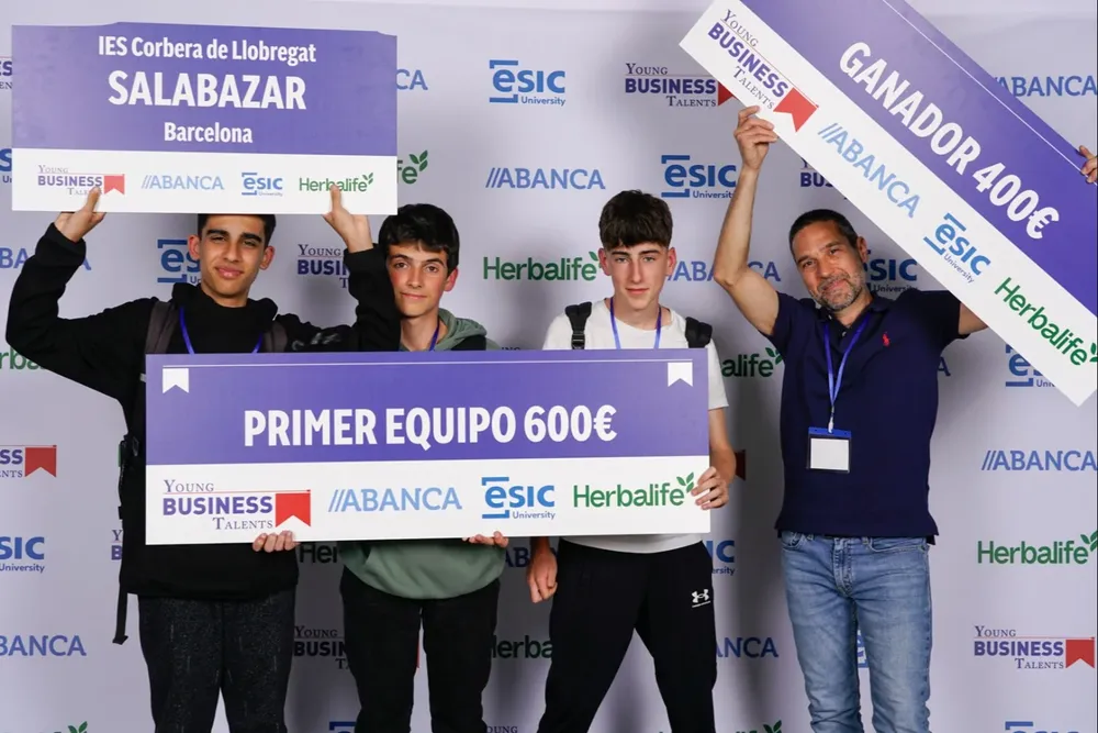 Tres jóvenes de Barcelona se Alzan con la victoria en la Competición educativa Young Business Talents