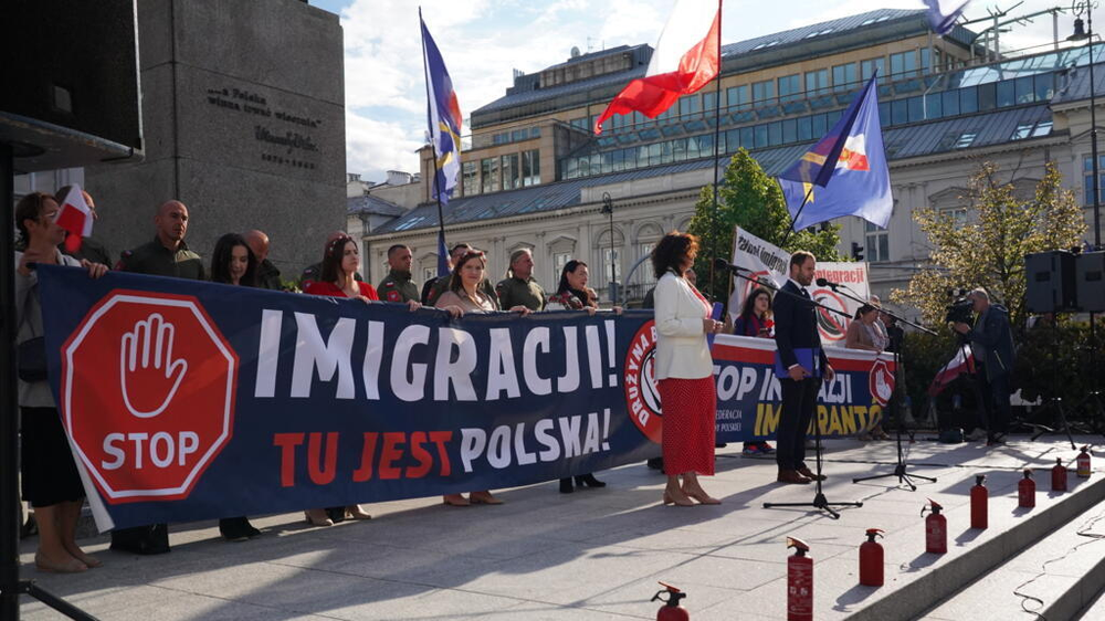 Protestas en Polonia contra los inmigrantes.