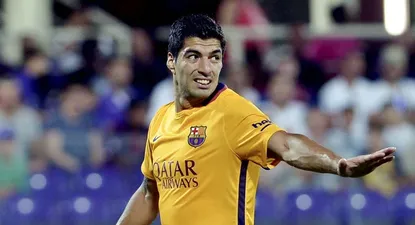 Luis Suárez, marcó en el amistoso ante Fiorentina