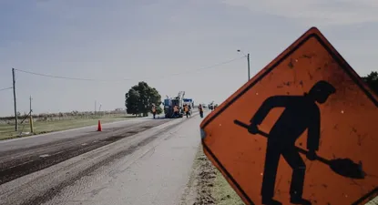 Reparación en ruta nacional. (Foto archivo)