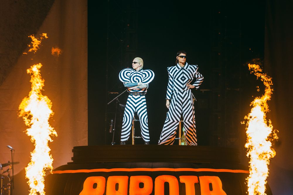Catriel y Paco Amoroso en el Antel Arena