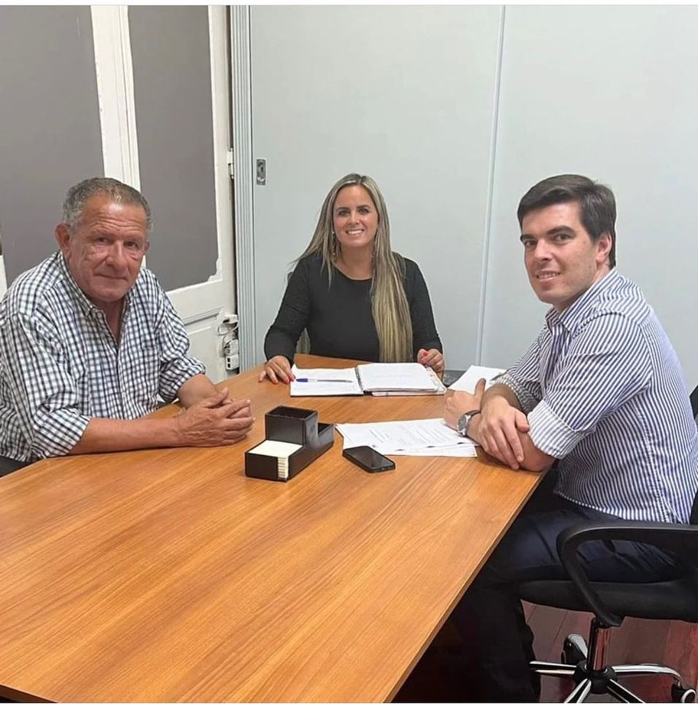Pablo Caram, Valentina Dos Santos y Emiliano Soravilla