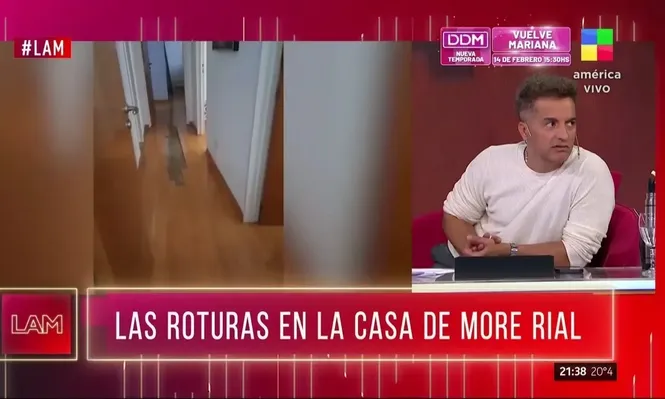 Imagenes de cómo habría dejado Morena Rial el departamento que alquilaba en Belgrano (LAM)
