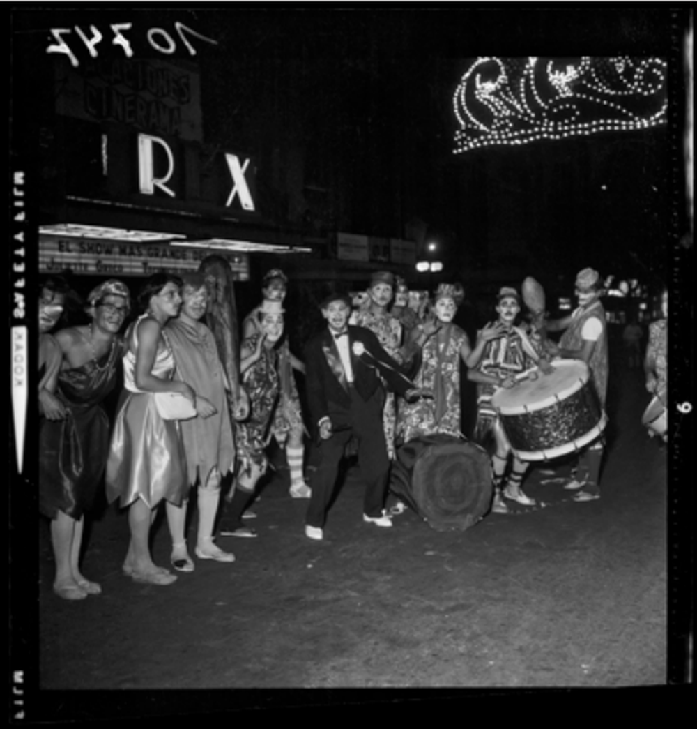 Pepino, al centro, junto a los Patos Cabreros en 1965