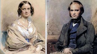 Emma (1808 –1896) y Charles Darwin (1809-1882) estuvieron casados por 43 años y tuvieron 10 hijos.