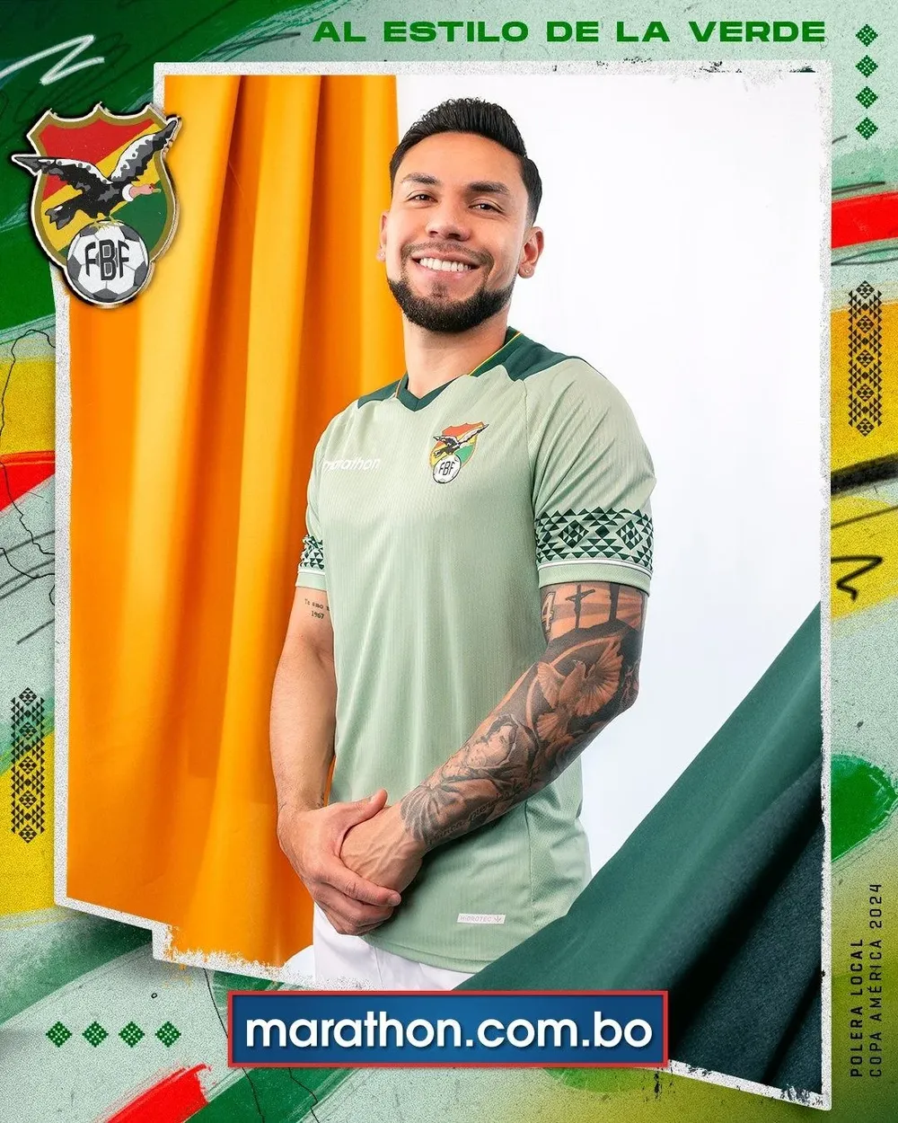 Camisetas de la selección de Bolivia para la Copa América 2024