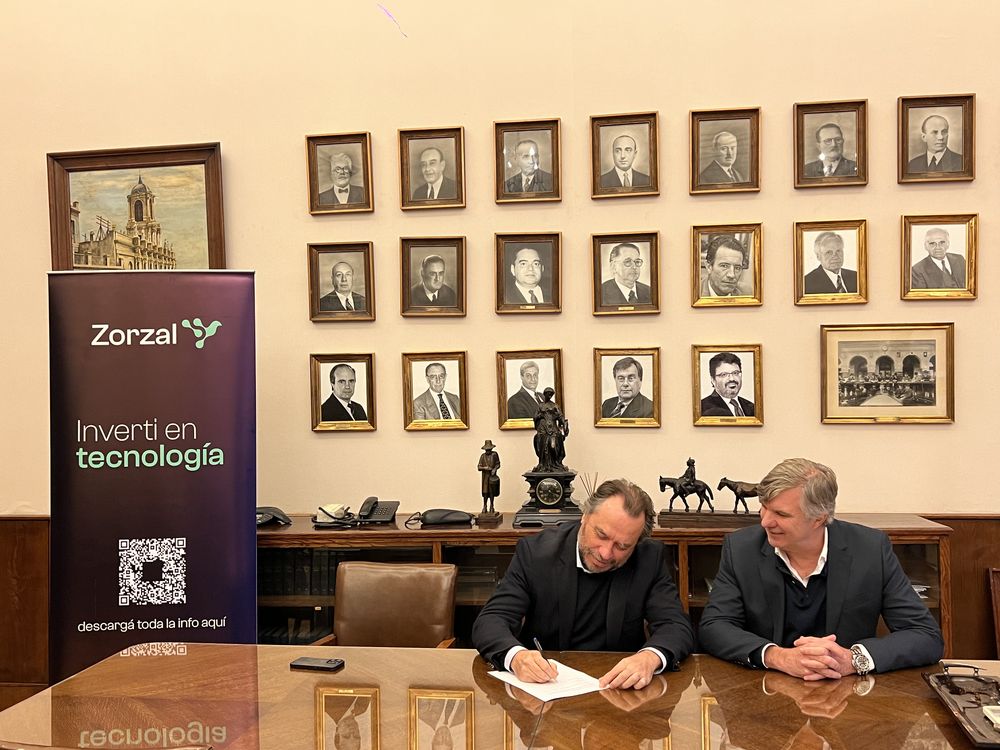 Firma de Zorzal Inversiones Tecnológicas SA en la Bolsa de Valores de Montevideo&nbsp;