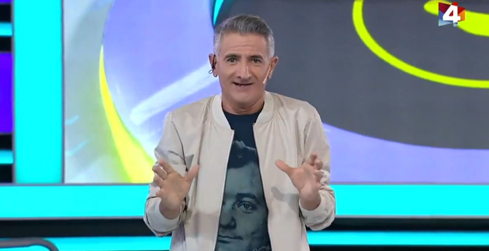 Gustaf participó de una propuesta de matrimonio en Ahora Caigom en Canal 4