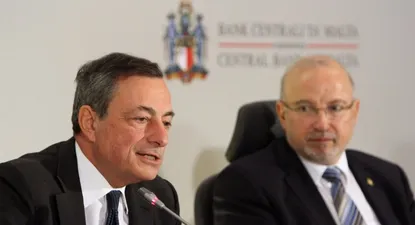 Mario Draghi, presidente del BCE, este jueves en Malta