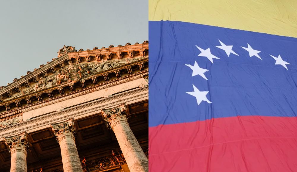 Palacio y bandera de Venezuela (1)