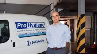 Guillermo Castiglioni, gerente general de Prohygiene.