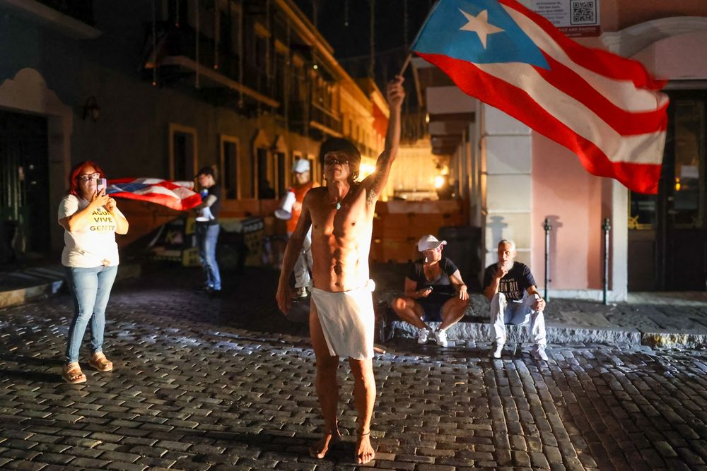 Apagón masivo en Puerto Rico.