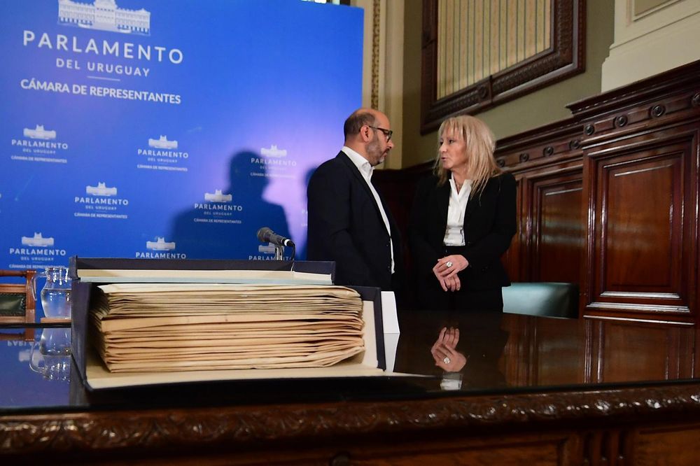 Documentos de la dictadura encontrados en el Palacio Legislativo