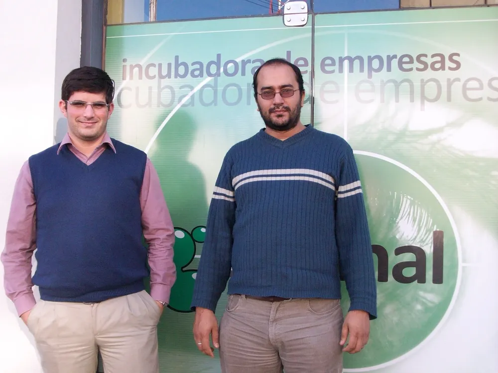 Los fundadores de Inti Software, Hugo Señorale y Guillermo Falcón, apuestan al desarrollo de nuevas tecnologías en el interior