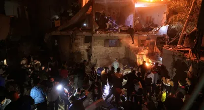 Israel bombardeó Rafah, en el extremo sur de la Franja de Gaza lindante con Egipto.