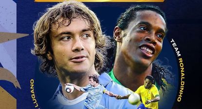 Diego Lugano y Ronaldinho preparan un partido de las estrellas