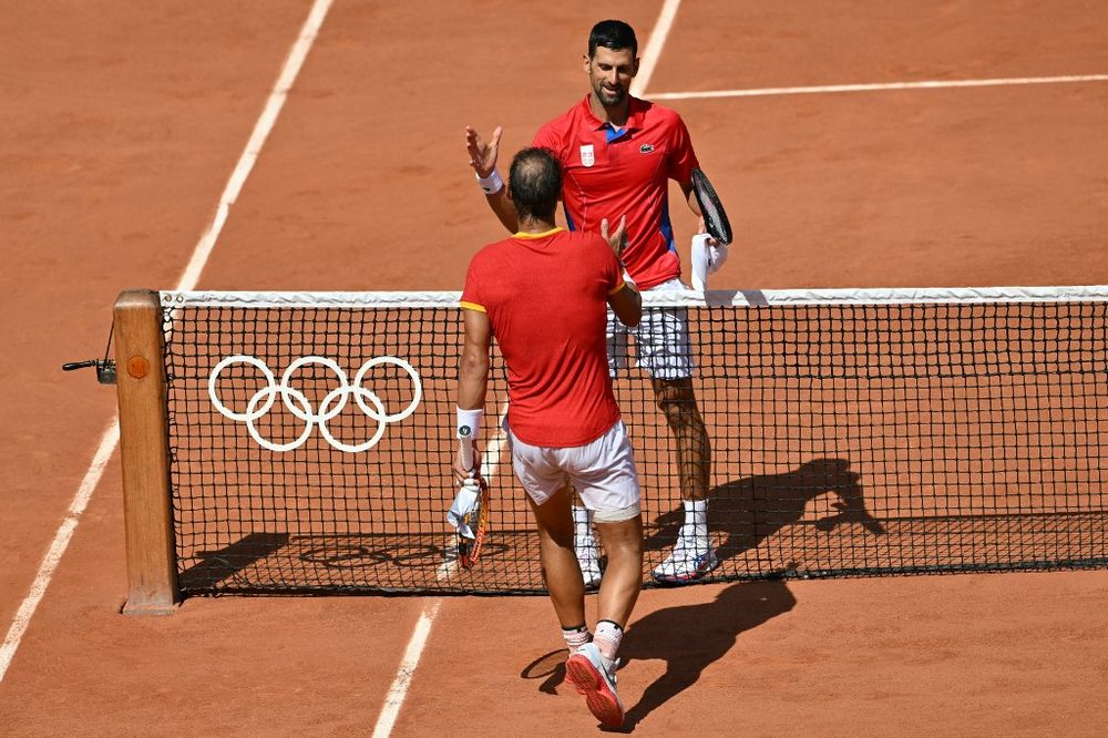 El saludo de Djokovic y Nadal tras el triunfo del serbio