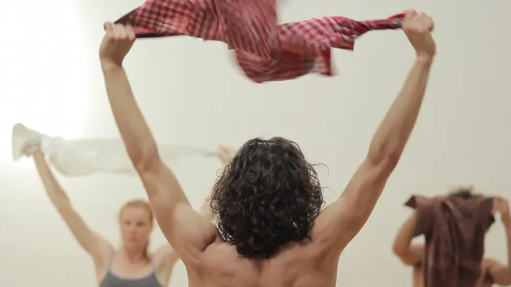 Escena de un ensayo previo de Big Bang, de Andrea Arobba