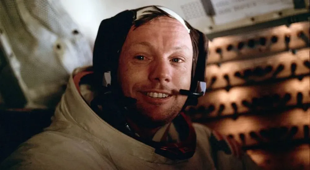 Neil Armstrong durante la misión Apolo 11