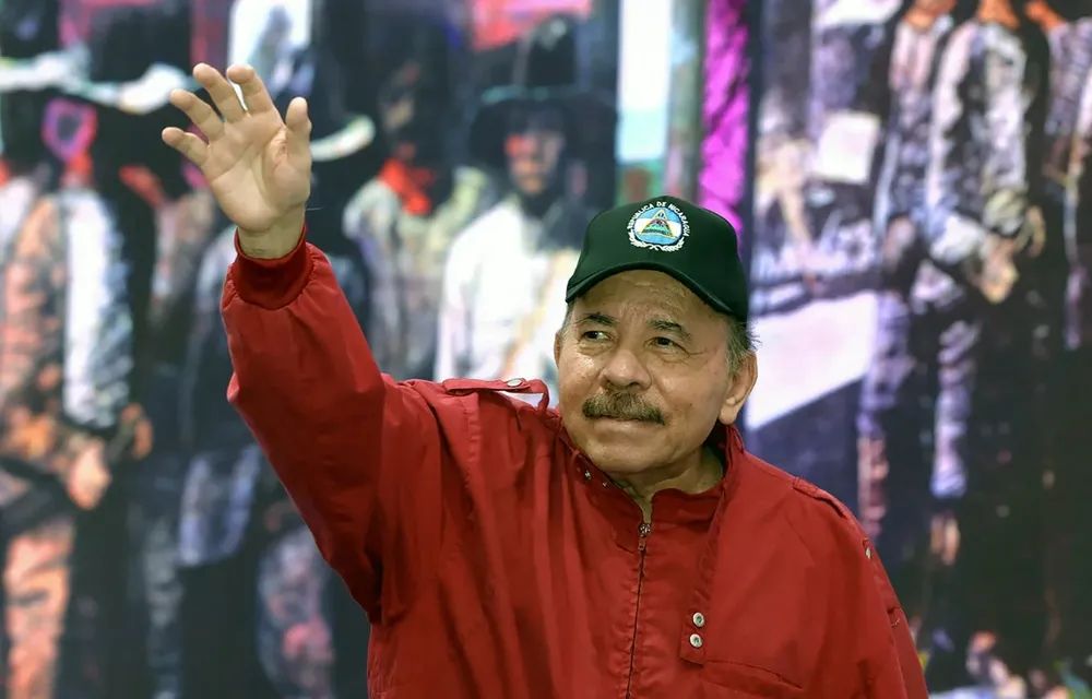 El presidente nicaragüense y exguerrillero sandinista, Daniel Ortega.