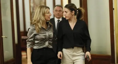 Yolanda Díaz e Irene Montero, en un momento tenso antes de armar las listas para el 23-J.