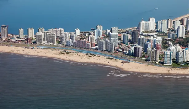 Vista aérea de Punta del Este (archivo)