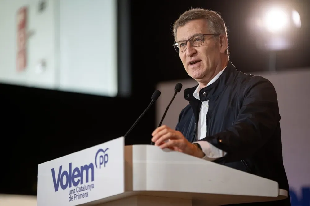 Feijóo en su discurso.