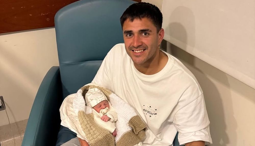 La emoción de Maxi Gómez por la llegada de su hija Oriana