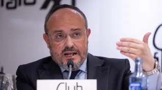 El candidato del PPC a la presidencia de la Generalitat, Alejandro Fernández.