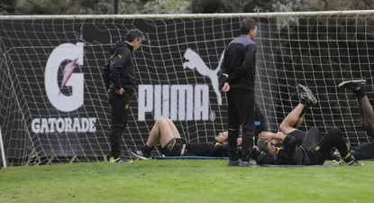 Forlán volvió a entrenar
