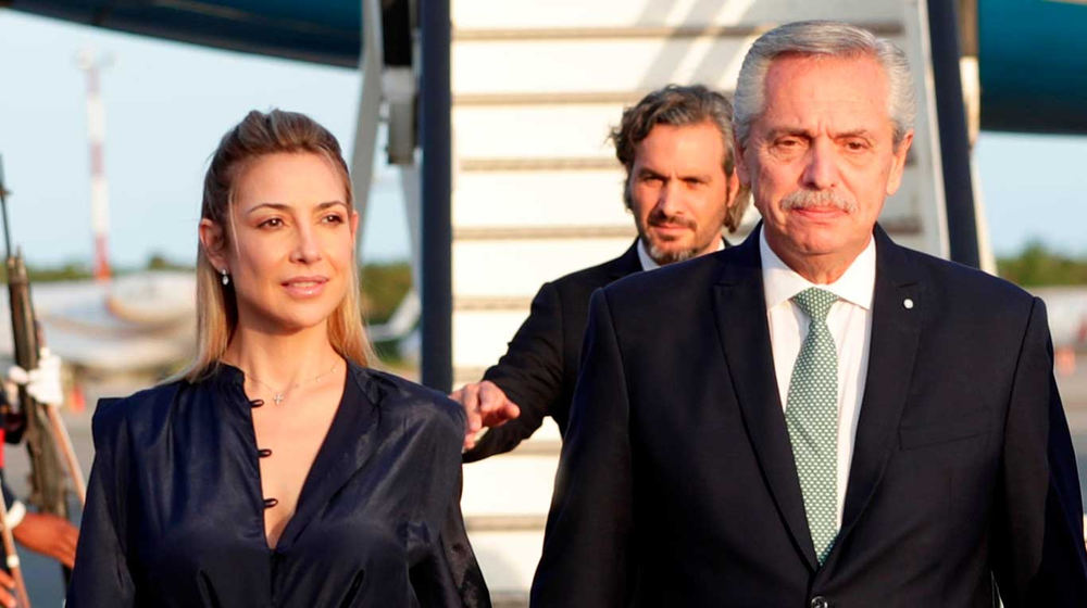 Fabiola Yañez y Alberto Fernández