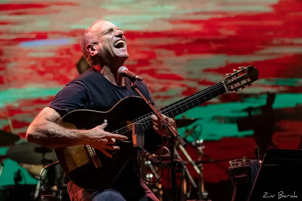 David Broza actuará en Madrid y en Barcelona.