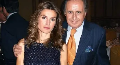 La Reina Letizia y Jaime Peñafiel