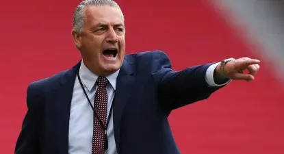 Gustavo Alfaro, entrenador de Costa Rica, que este viernes enfrentará a la selección de Uruguay