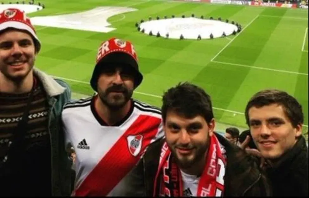 Andrew Teuten en la final de la Copa Libertadores 2018