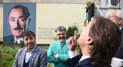 Luis Lacalle Pou y Fernando Pereira