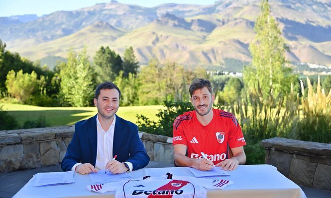 Matías Viña fue presentado en River