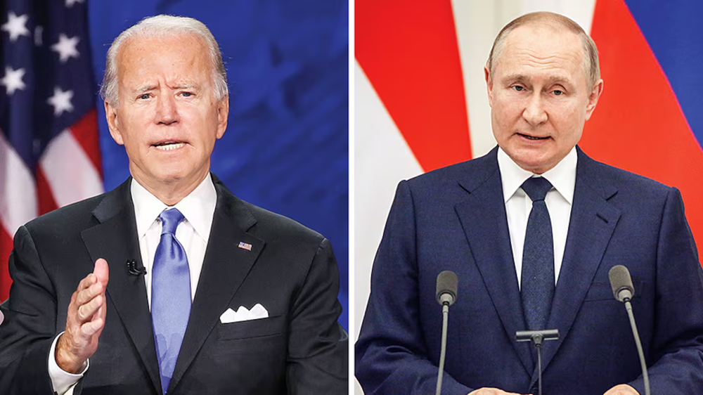 Joe Biden y Vladimir Putin.