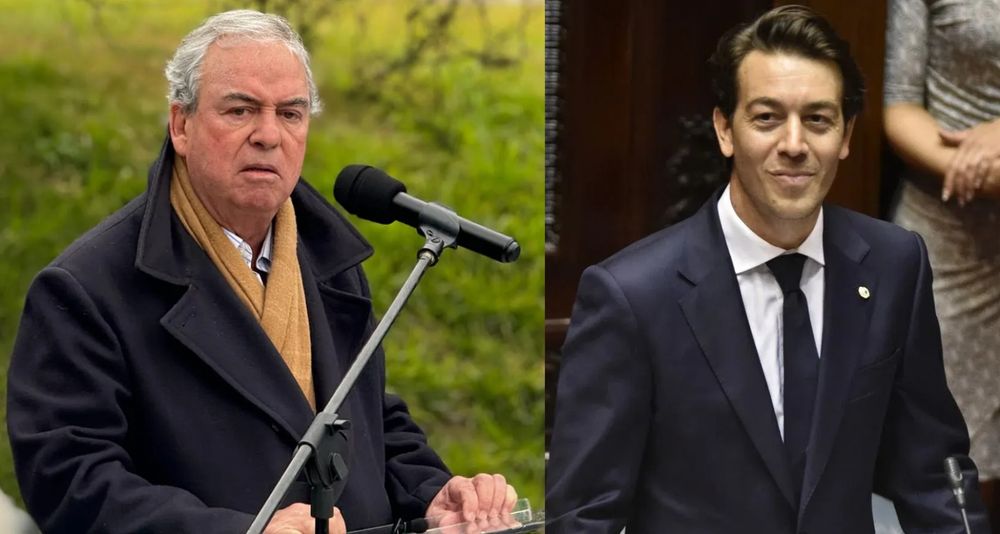 Luis Alberto Heber y Juan Sartori