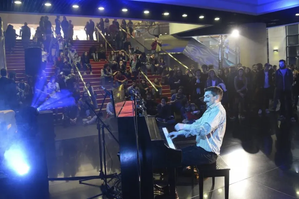 Santé les amis en Montevideo Sound City