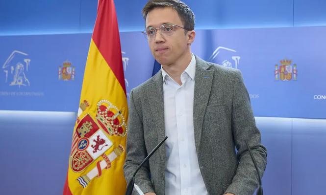 Iñigo Errejón, renunciante como vocero de Sumar y diputado nacional.