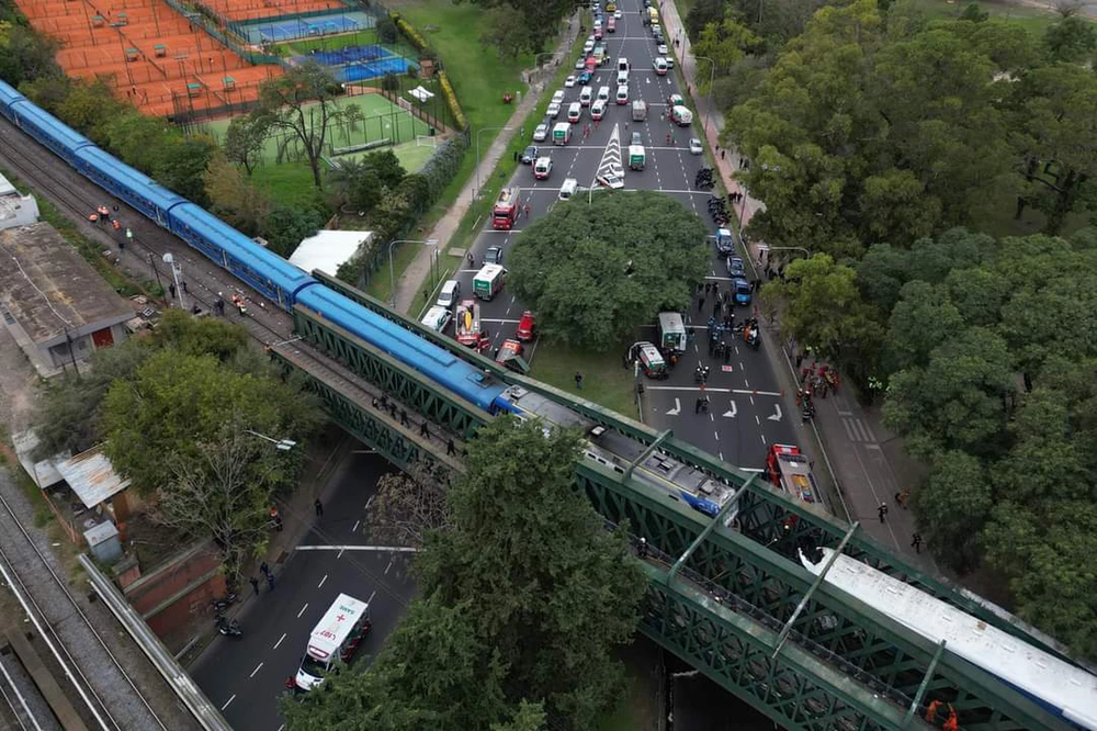 Choque de Trenes Palermo Ferrocarril San Martín