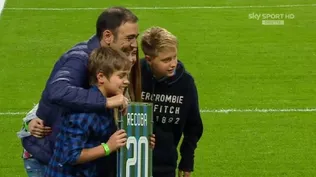 El Chino homenajeado en Inter