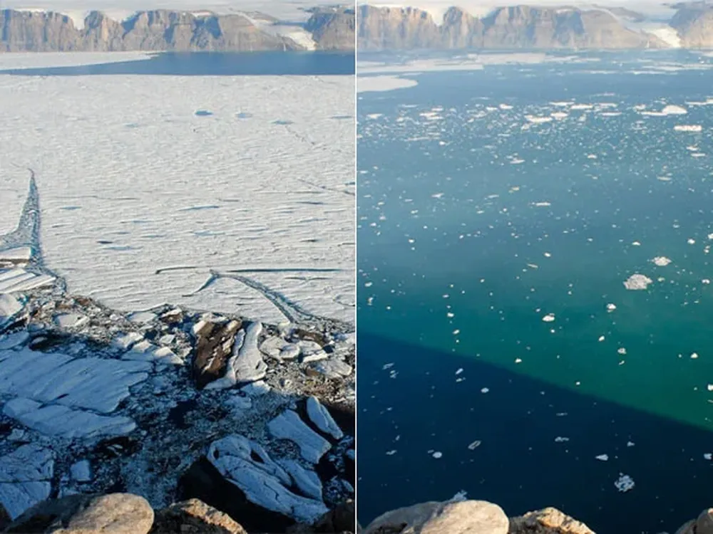 El Ártico, antes y después