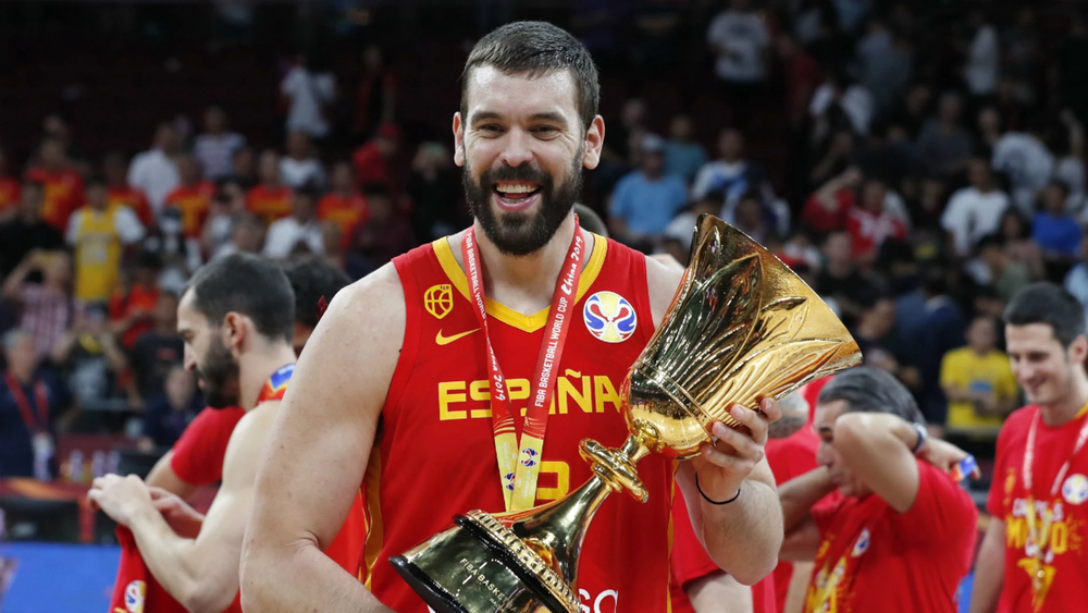 Marc Gasol, con el Mundial en 2019.