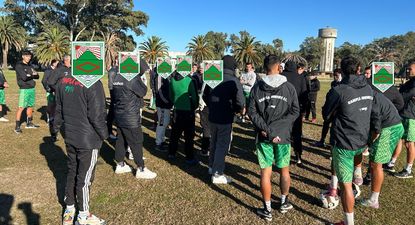 Hinchas de Rampla Juniors fueron a charlar con el plantel&nbsp;