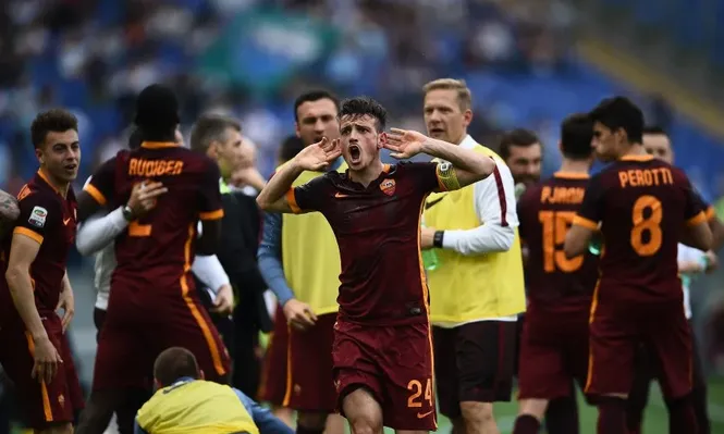 Roma festejó un triunfazo ante Lazio, el eterno rival