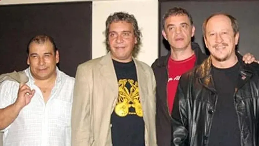 Roly Serrano, Jean Pierre Noher, Coco Sily y Daniel Aráoz