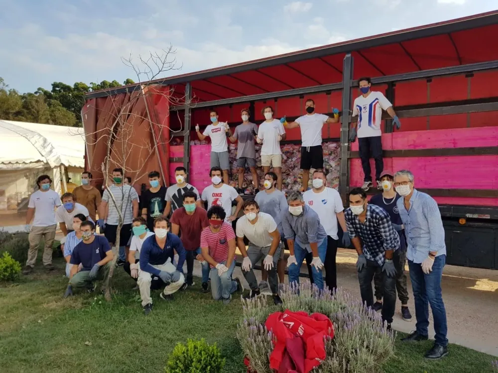 Jugadores, técnicos y dirigentes de Nacional