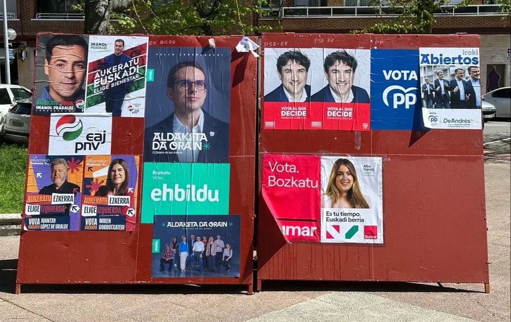 Viernes de cierres de campaña en las elecciones vascas.